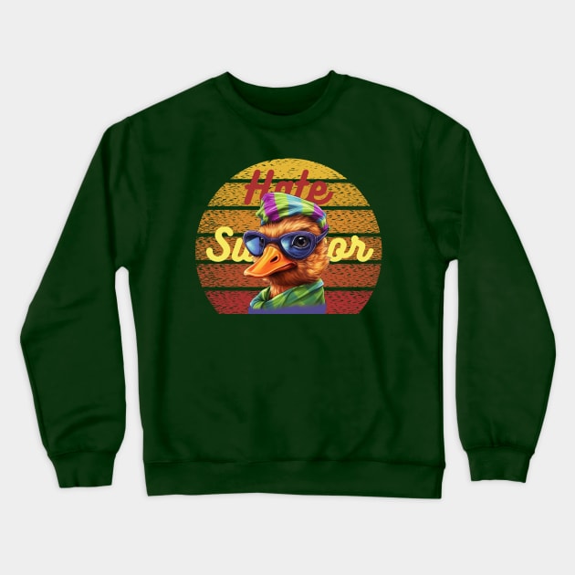 Hate Survivor Crewneck Sweatshirt by FehuMarcinArt